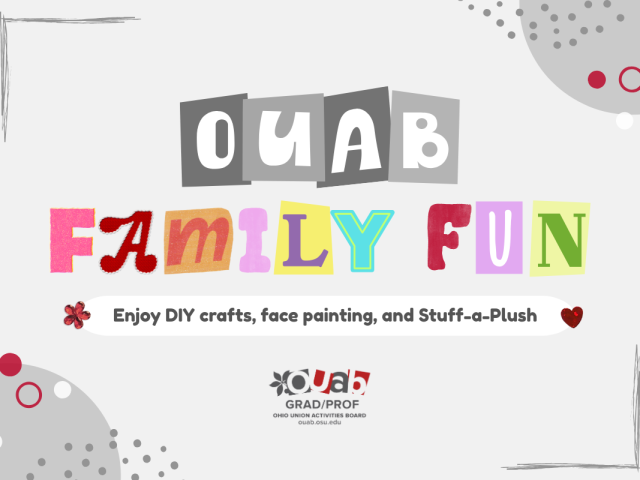 Promotional material for OUAB Family Fun event